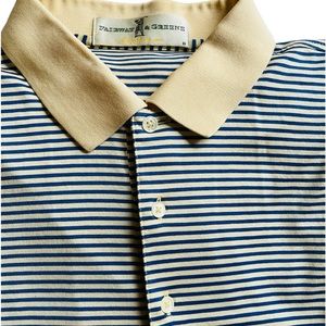 Fairway & Greene Stripped Classic Golf Shirt| Sz L